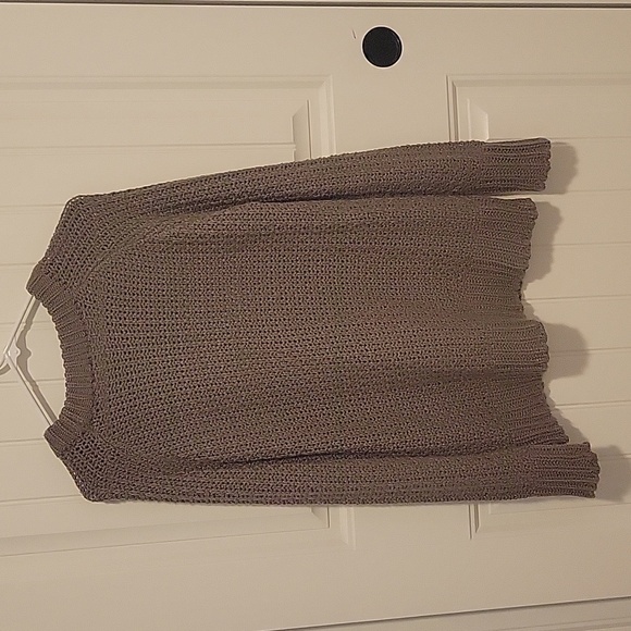Brown, knit sweater - Picture 3 of 4